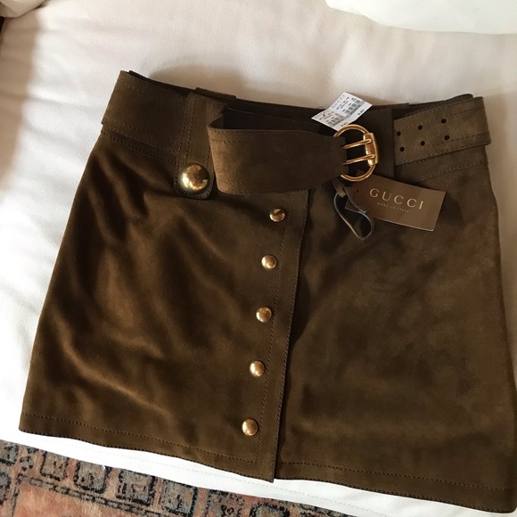 Gucci mini suede skirt - Picture 3 of 5